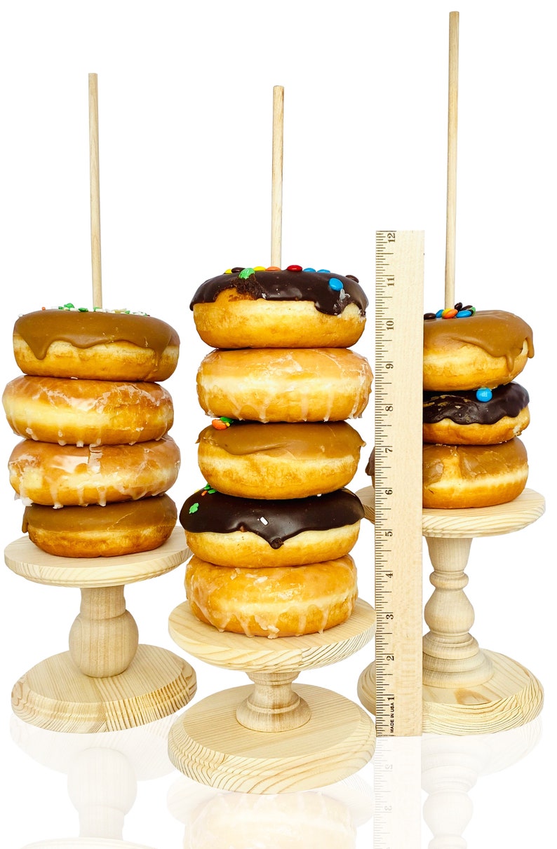 QTY 1 Donut Stand, Wedding Doughnut Stands, Doughnut holder, Donut Stand, Doughnut Party, Doughnut Wall, Breakfast Bar, Bagel Stand image 3