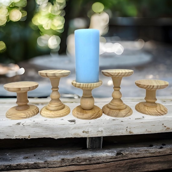 QTY 1 Natural Wood Pillar Candlestick Holders, DIY Wedding Accents, Wedding  Table Candlestick Holders, Table Decor, Home Decor, Riser -  Canada
