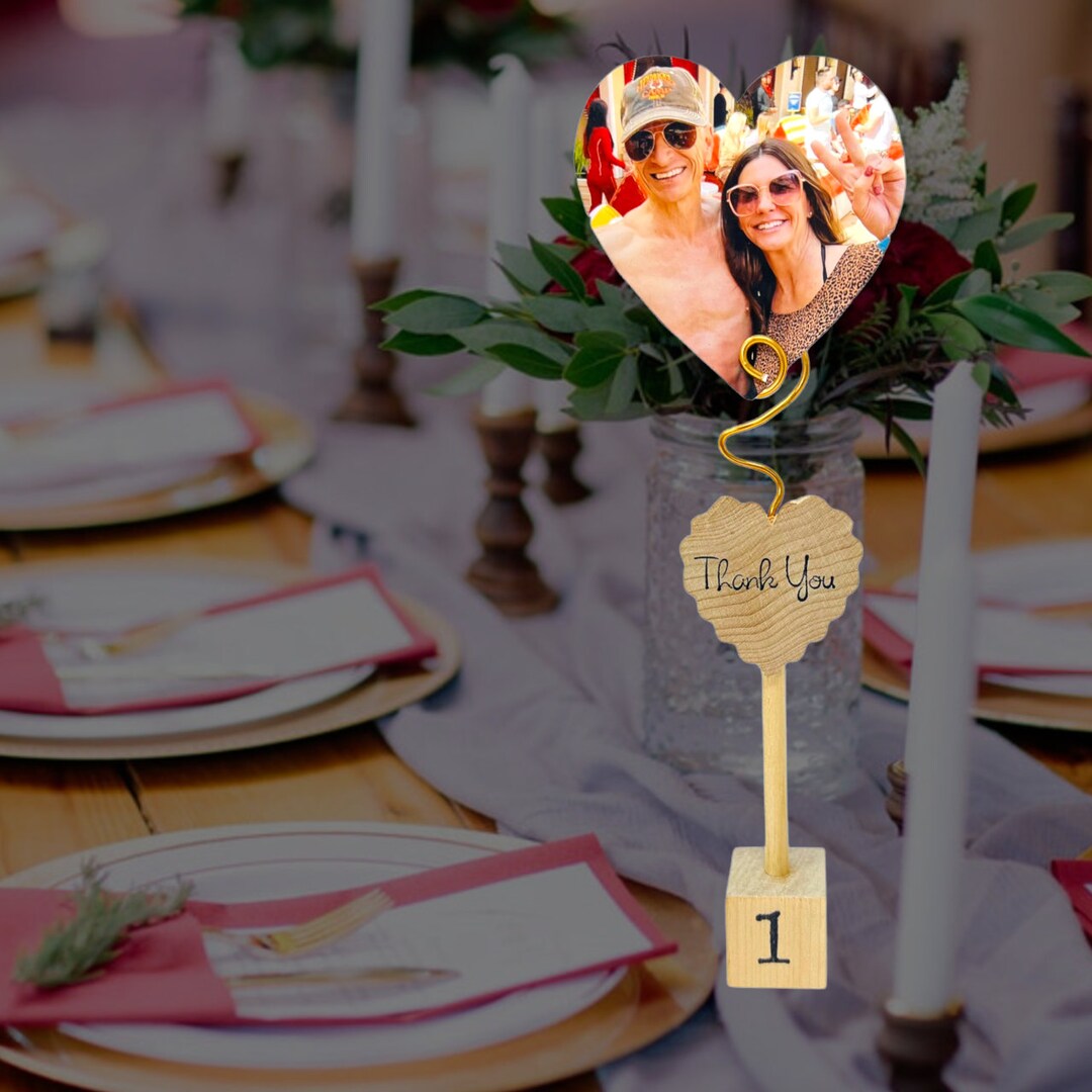 Wedding Table Markers Table Markers Wood Table Markers Wood Etsy