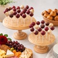 Cake Pop Stand Wood Dessert Holder Vendor Bakery Display Cake Pop Holder Lollipop Wedding Dessert Table Stand Baby Shower Grazing Table