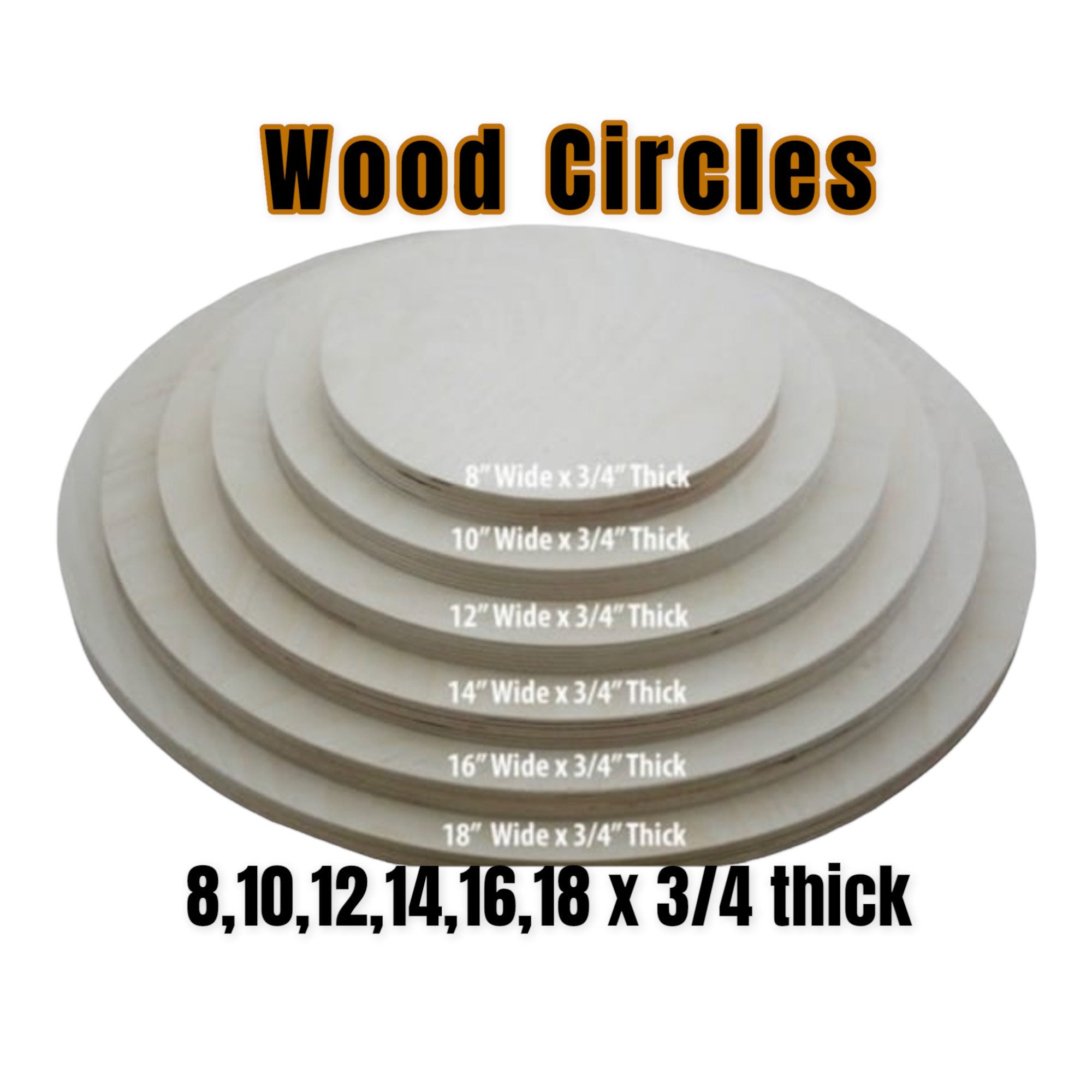 18 Pcs Clear Acrylic Disc 4 Inch Circle Acrylic Sheet Thick Circle