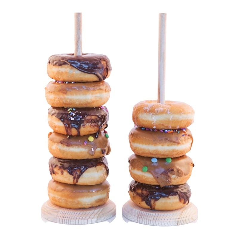 QTY 1- Doughnut Stands, Wedding Donut Stands, Doughnut holder, Donut Stand, Doughnut Party, Doughnut Wall, Breakfast Bar, Donuts and Diapers 