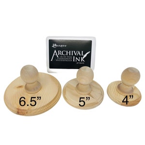 MENGE 1- Handstempel Holzhalterung, Halterung für Stempel, fügen Sie Ihren eigenen Stempel hinzu, Stempelrohling, Griff für Stempel, Gummistempelhalterung, Stempelblock