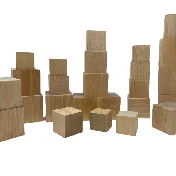 Wood Blocks Garden Etsy