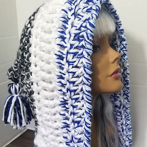 Forest Fairy Hood, Crochet Hat Pattern, Digital PDF Instructions