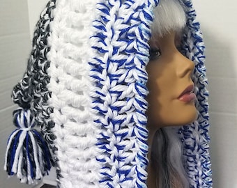 Forest Fairy Hood, Crochet Hat Pattern, Digital PDF Instructions