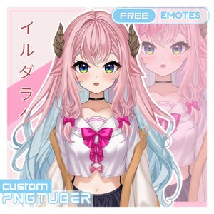 CUSTOM PNGTUBER, PNGtuber, PNGtuber Character, PNGtuber Commissions, PNGtuber for Streamer, PNGtuber Model, PNG Model, PNGtuber Anime