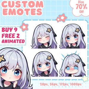 Custom Twitch Emotes, Animated Emote, Emote for streamer, Twitch Emotes Pack, High Quality Custom Premium Emotes, Emotes Pack, Twitch Emotes