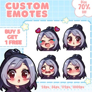 Aangepaste twitch-emoties | Geanimeerde emotes | Twitch-emote voor streamer | YCH | Dierenemoties | Stickeremote | Twitch-emoties | Kerstemoties