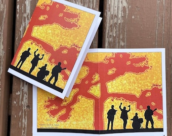 The Joshua Tree - 4 blank cards with envelopes - U2 fan art