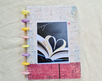 A5 Lesejournal für Buchliebhaber - Buchwunschliste, Lesetracker, Buchrezensionen - Lesetagebuch zum Organisieren deiner Leseerlebnisse