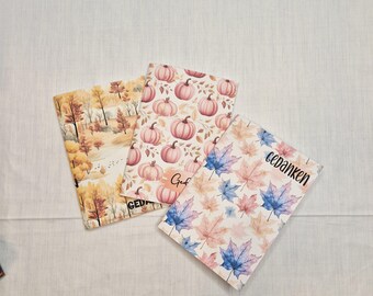 A6 Notizbuch „Gedanken" Bullet Journal Stil