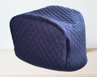 Navy Blue 4 Slice Toaster Cover Made To Order Measure Toaster Before Ordering