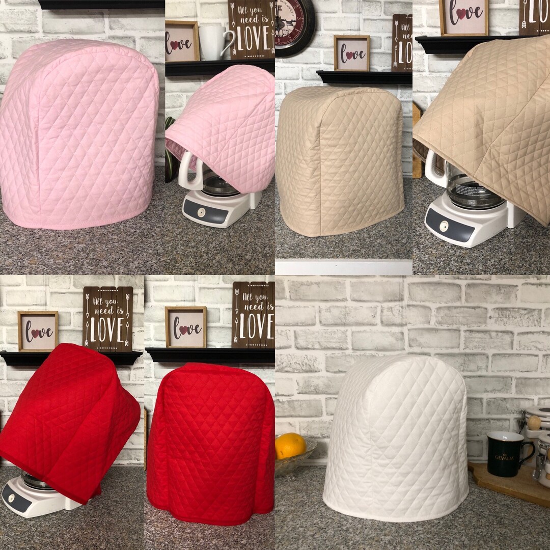 Coffee Maker Covers Cotton Quilted Fabric Variety of Colors Etsy