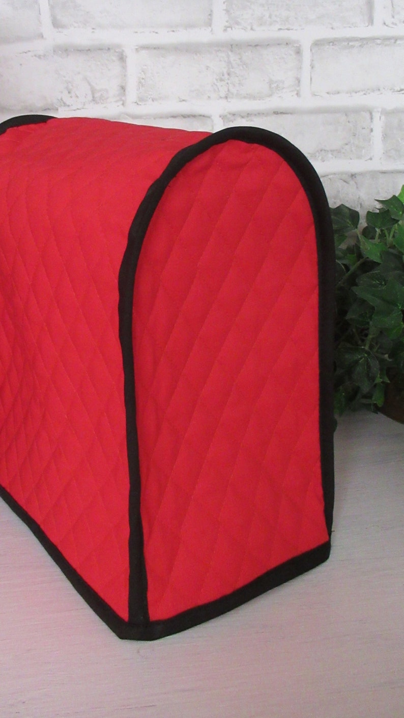 Red Can Opener Covers Quilted Fabric Small Appliance Dust Etsy