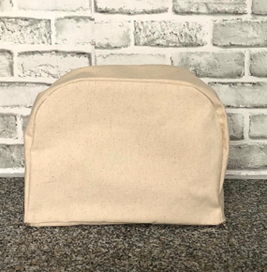Zipper Toaster Cover 2 Slice Cotton Canvas Fabric Made Upon Etsy