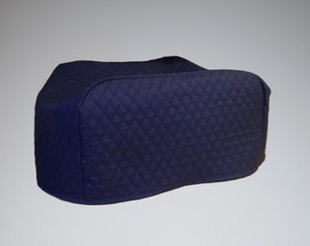 Toaster Oven Covers Navy Blue Quilted Fabric Made To Order Measure Toaster Before Ordering
