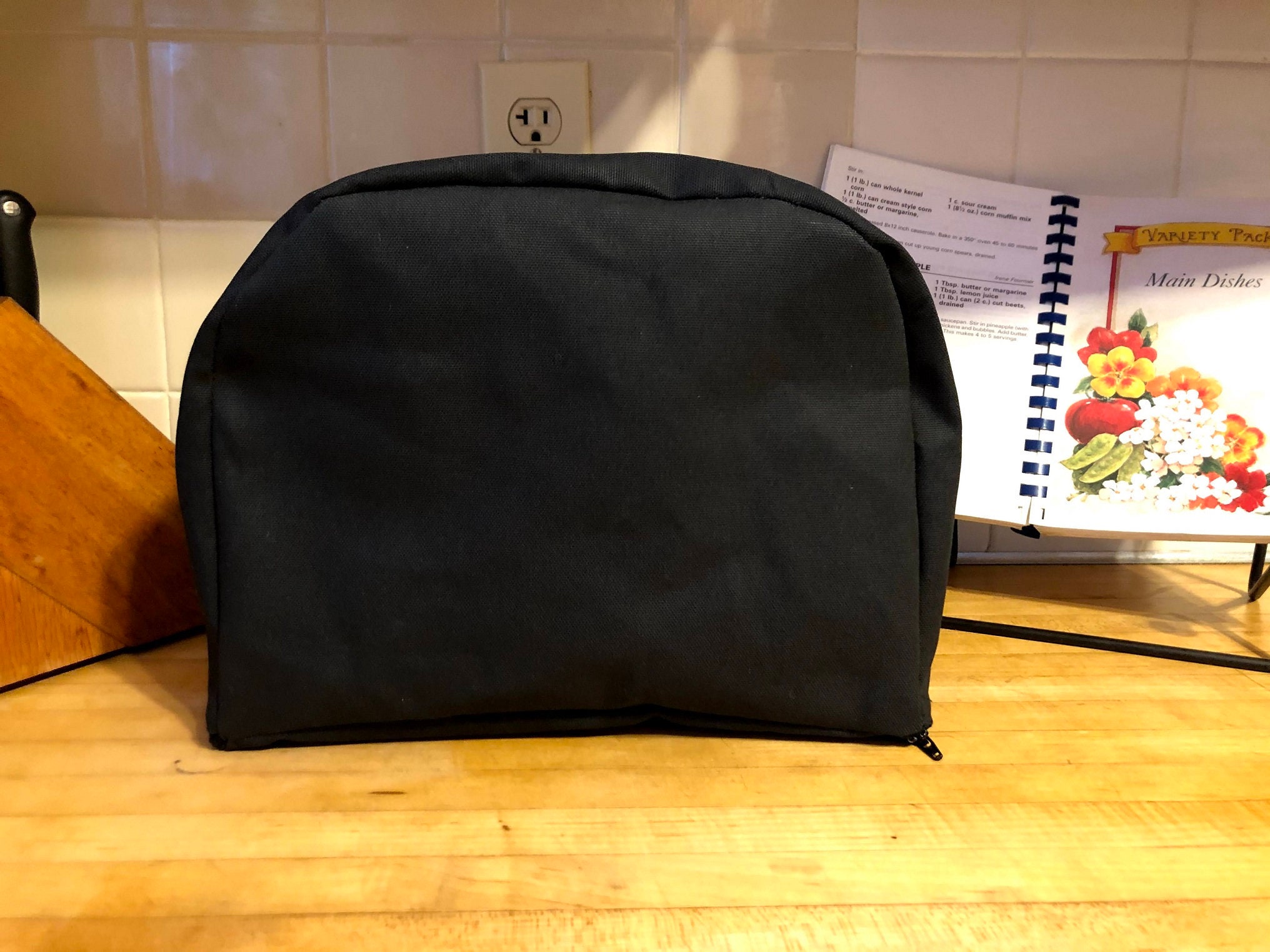 Zipper Toaster Cover 2 Slice Cotton Canvas Fabric Ready to Etsy Australia