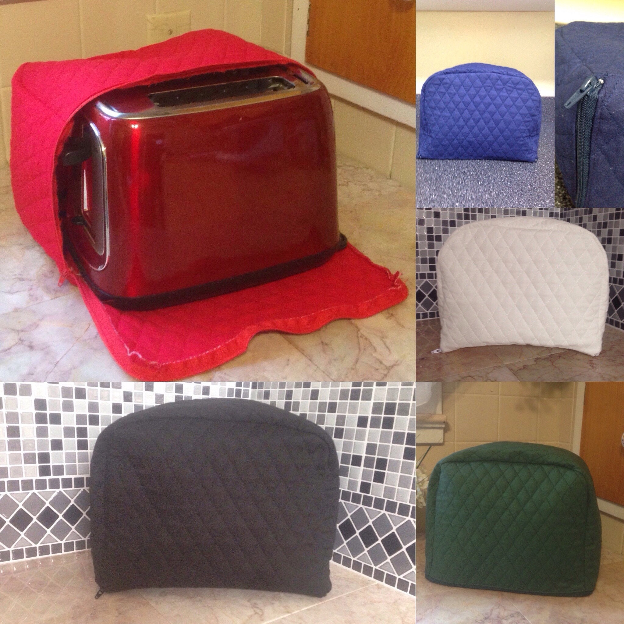 Zippered 2 Slice Toaster Covers in Multiple Colors New York Etsy
