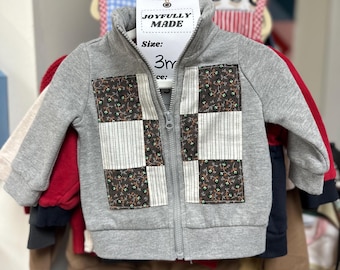 Toddler Football Quilt Patch Sweatshirt, Size 4T
