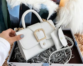 Mini Shoulder Bag: Designer Crossbody Tote with Coin Purse