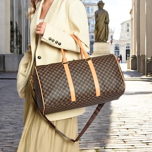Women&#39;s Classic Boston Handbag Large Capacity Elegant Travel Duffle Bags for Women Weekend Luggage Travel Shoulder Bag