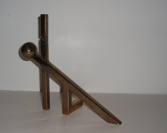 Yoga 1, bronze, contemporary abstract sculpture