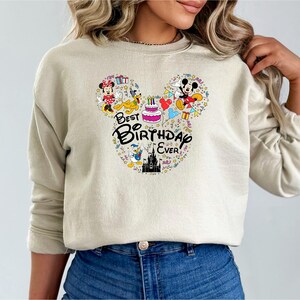 Best Birthday Ever Sweatshirt, Disneyland Birthday Tee, Disneyworld Trip Sweatshirt, Retro Birthday Tee, Disney Party Sweatshirt