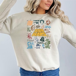 Star Wars Sweatshirt, Retro Star Wars Tee, Funny Star Wars Sweatshirt, Disney Trip Gift,Disney World Family Sweatshirt,