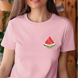Freedom Watermelon Shirt, Stand With Palestine Shirt, Human Rights Tee, Gaza Solidarity Tee, You Will Never Walk Alone