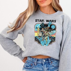 Star Wars A New Hope Sweatshirt, Retro Star Wars Tee, Disney World Family Sweatshirt, Funny Star Wars Sweatshirt, Disney Trip Gift