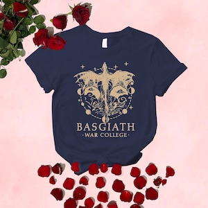 Basgiath War College Dragon Tee, Fourth Wing Shirt Bookish Comfort Colors, Rebecca Yarros Reader Gift, Violet Sorrengail Merch