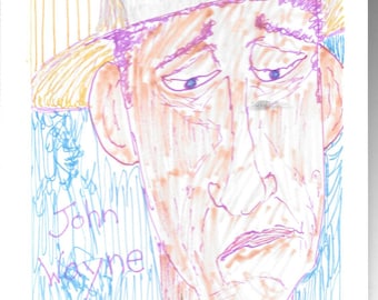 Sad Sack Origineel Holbewoner Kunst Gemengde Technieken