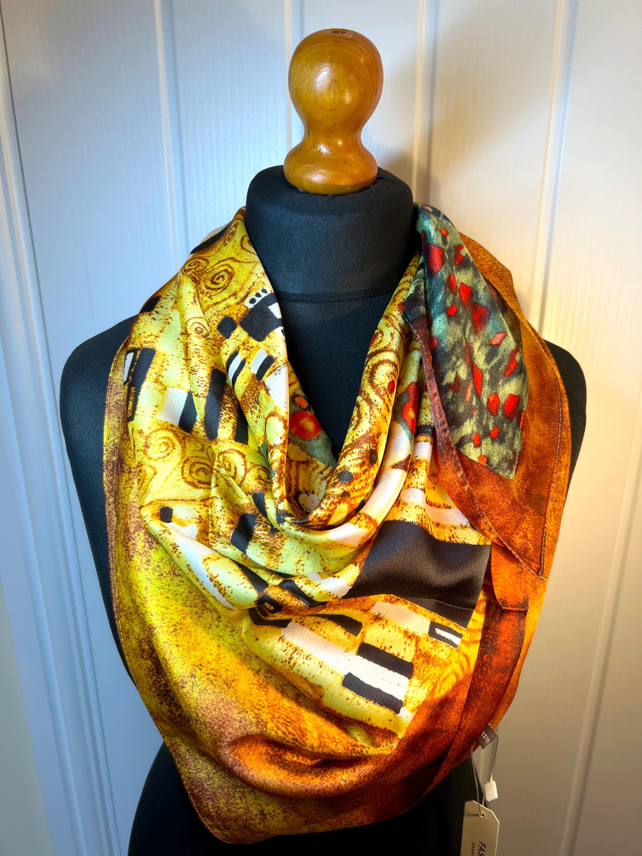 foulard faux col neuf idée cadeau d aprés peinture van gogh femme