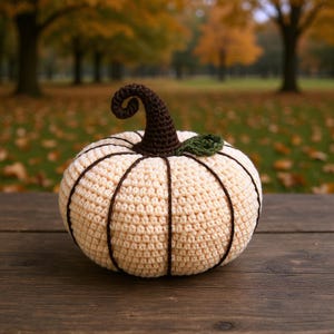 Crochet Pumpkin Pattern Halloween Decor PDF Amigurumi Fall DIY