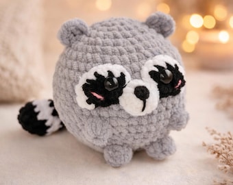 Wzór szopa na szydełku: Pluszowy amigurumi dla początkujących (wzór PDF)