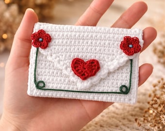 Valentine Envelope Crochet Pattern | Romantic Gift for Valentine's Day Amigurumi | PDF Tutorial in English