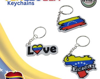 Llaveros de Venezuela | Colección Tricolor Edición Besondere | Schlüsselanhänger Tricolor que Representan tu Identidad Nacional