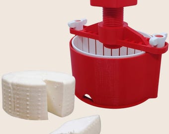Runde Käsepresse (270 g) | Form für Paneer, Halloumi & Tofu | Lebensmittelechtes PETG | Handgefertigt in Großbritannien