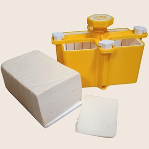 1kg Cheese Press Mold | Paneer, Halloumi, Tofu Maker | Food Safe PETG, Handmade UK