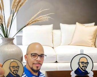 Personalisierte Erinnerung Andenken | 3D Foto Schlüsselanhänger | Benutzerdefinierte Schreibtisch Kunst | Einzigartiges Geschenk für die Lieben