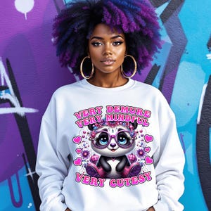 Adorable Panda PNG Design | Cute Floral Panda Clipart for DTF & Sublimation | Kawaii Animal Digital Art for T-Shirts, Crafts and Gifts