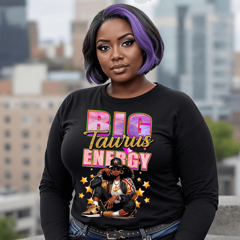 Big Taurus Energy PNG | Zodiac T-shirt Design | DTF & Sublimation ...