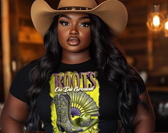 Stiefel auf Da Boden PNG: Cowgirl Rodeo Bling Grafik (Digitaler Download)