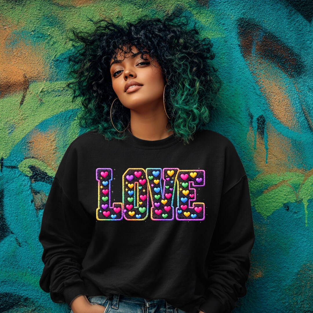 LOVE Hearts PNG | Valentine's Day Sublimation Design (digital Download ...