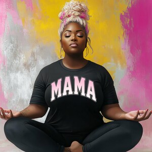 MAMA PNG Digital Download | Bold Colorful Gradient Mom Graphic | Sublimation & DTF Print File for Shirts, Sweatshirts and Gifts