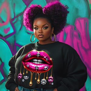 Luxury Boss Babe Money PNG, Pink Aesthetic DTF Transfer, Standing on Business Digital Download, Sublimation Graphic for T-Shirts