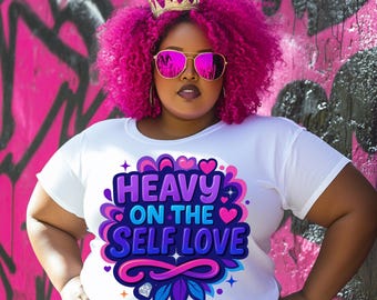 Afrocentric Self Love PNG: Melanin Magic Sublimation Design (Digital Download