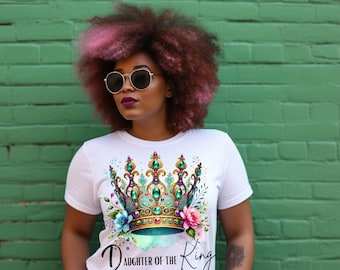 Daughter of the King Crown PNG: Christian Sublimation Design (Digital Download)