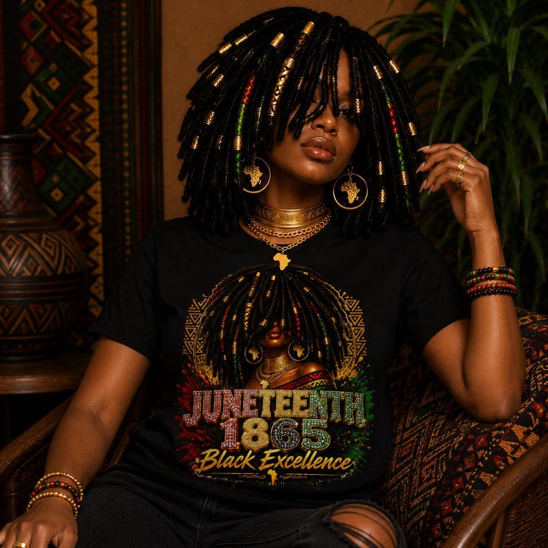 Juneteenth PNG Bundle, Black Excellence PNG, Melanin Queen Design, Afro ...